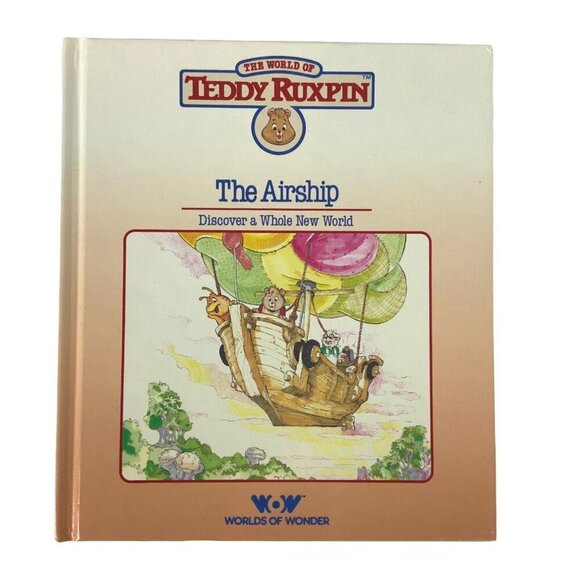 The World Of Teddy Ruxpin 3 Book Lot Grubbys Romance The Airship All About Bears - Picture 3 of 4